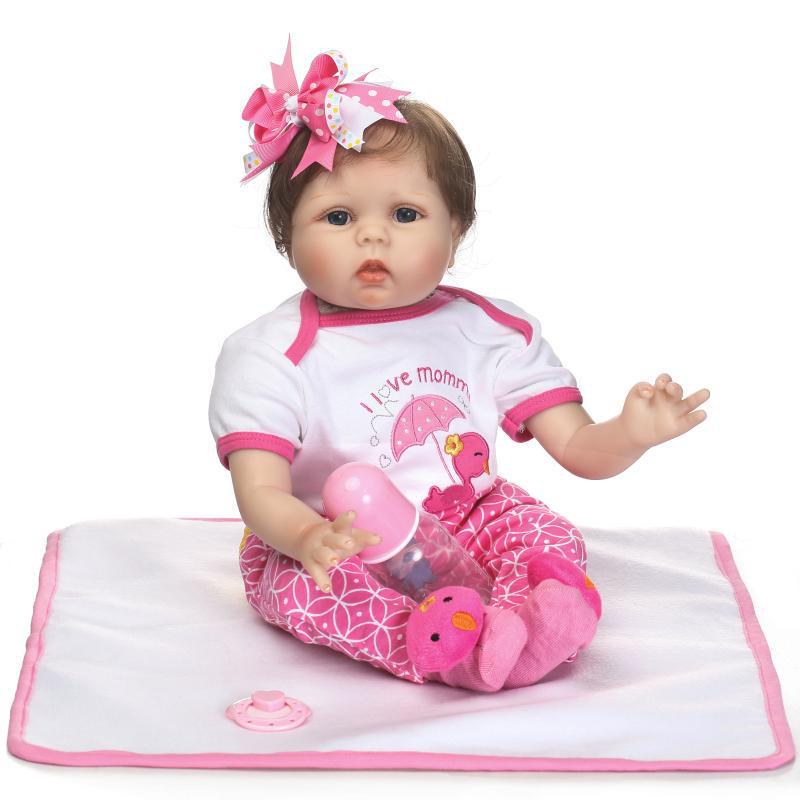 NPK Realistic Baby Doll Role-Play Toy Holiday Gift 55 cm