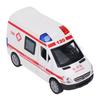 Pull Back Mini Car Five Doors Interesting Alloy 14x6x7.5cm Emergency Transport Car Toy with