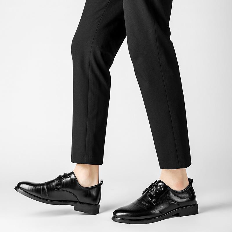 Leather Shoes Summer Breathable Men'S Business Leather Shoes Fashion Casual Shoes Soft Leaher Shoes JZ-28006