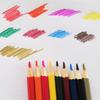 50-Color Wooden Hexagonal Oil-Based Colored Pencil Set for Adults and Art Students with Water-Soluble Paintbrushes.