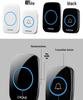 Elderly-Friendly Waterproof Wireless Doorbell with Long-Range, Two Receivers, and Wall-Penetration Capability
