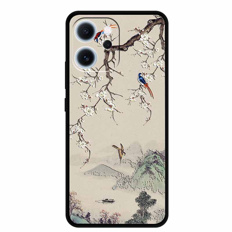 3D Flowers Emboss Fundas For OPPO Reno 15F 5G Case Soft Silicone Phone Cases For OPPO Reno 15F Back Covers Shell Coque 6.57"