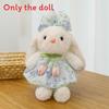 Tulip Butterfly Knot Flower Gauze Skirt Bunny Plush Doll With Filling Cotton