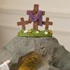 Easter Resurrection Scene Set Resin Easter Scene Empty Tomb Figurine Christian Easter Gifts for Religious