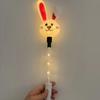 Snowman Handheld Glow Stick Tree Light Up Wand Christmas LED Glowing Stick  Holiday Party