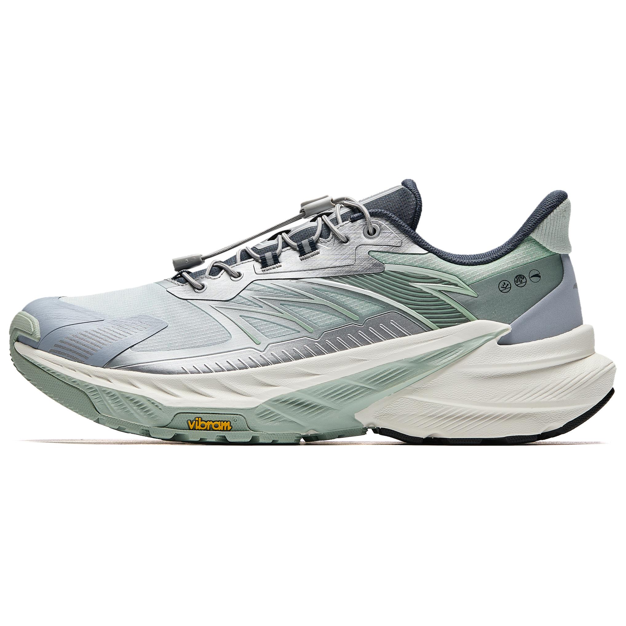 Anta Breathable Lightweight Cushioning Running Shoes Men Black White 912445587-1 44