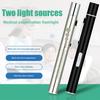 Oral Penlight Led Flashlight Mini Oral Pupil Medical Handy Usb Rechargeable Stainless Steel Torch Light Outdoor Fishing Tool