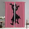 Ghostface Partition Modern Living Room Curtains for Camera Window Curtain Shades Anti-mosquito Curtains 2 Pieces Kitchen Elegant