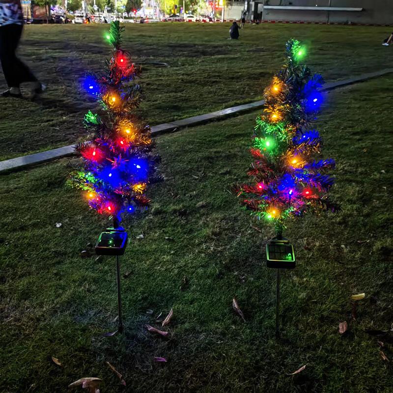 Solar Christmas Tree LED Lawn Light