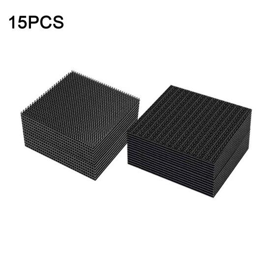 10/15/20/30/40/50Pcs Heavy Duty Fastener Tape Self Adhesive Interlocking Strip Damage-Free Multifunction Car Foot Mat Carpet Fixing Sticker