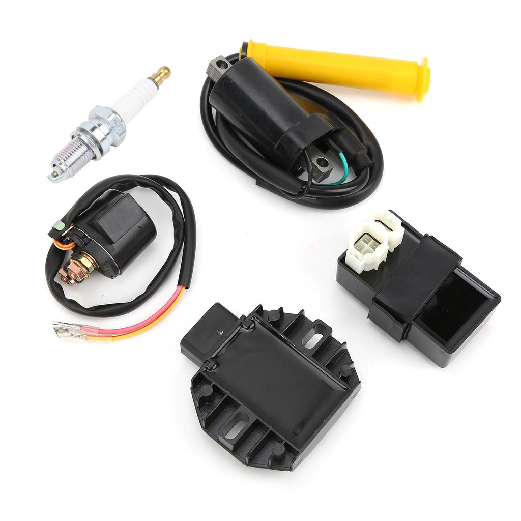 CDI Box Kit with Spark Plug Ignition Coil 30500?HN1?003 Replacement for Sportrax 400 TRX400EX 2x4