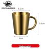 Zhouyue Hengsheng Kubek izolowany ze stali nierdzewnej 304 z podwójnymi ściankami i uchwytem 300 ml