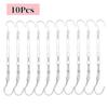 30Pcs Creative Windproof Magic Hanger Multifunctional PP Plastic Hanger Rotatable Folding Hanger Storage and Connection Hook
