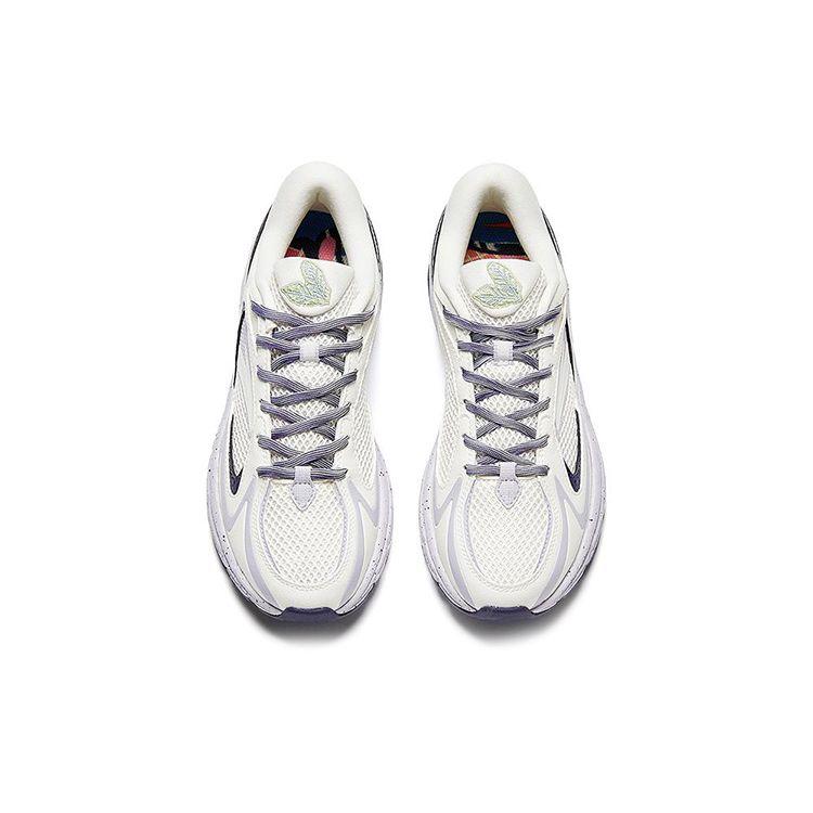 Anta AT952 Non-Slip Wear-Resistant Low-Top Running Shoes Women sneaker White Purple 922345593-1