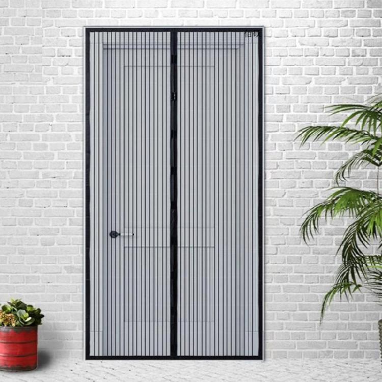 Quick Setup Magnetized Door Curtain, AntiInsect Meshes, for Home and Office, Size 210cm