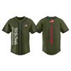 Children's Casual Print Short-sleeved Baseball Jerseys Children's Sportswear Top