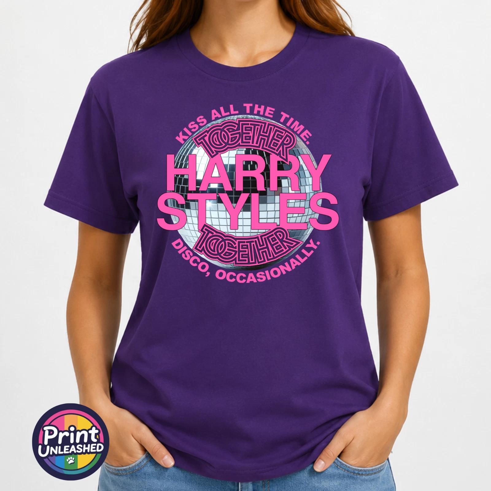 Harry Styles T-Shirt Together Together Tee Kiss All The Time Disco Ball S-2XL S
