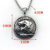 Necklace Wolf Head Tag High-end Men's Versatile Chain Pendant