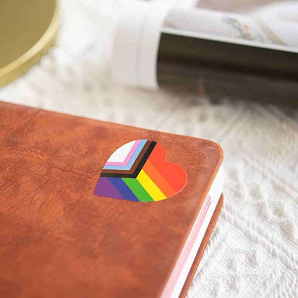 500pcs/ Roll LGBT Pride Month Love Valentine's Day Stickers Sealing Stickers Bisexual Lesbian Transgender Gift Decoration Stickers
