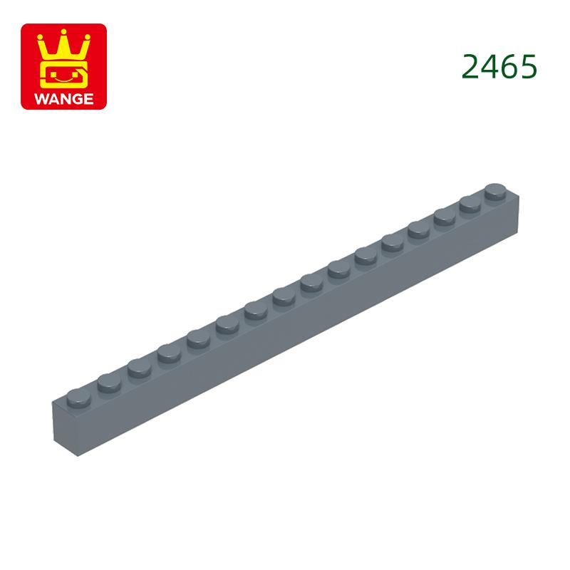 Non-Toxic 16Pcs/Lot 2465 1X16 Dots Thick Building Blocks Moc Classic Accessories Compatible Bricks Children Toys Gift Box