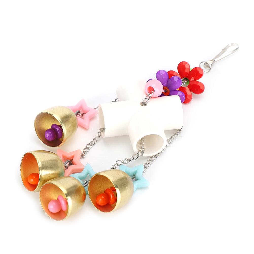 Niedliche Papageien Spielzeug Vogel Spielen Beißen Hängende Glocke Vogelkäfig Dekoration Spielzeug Zubehör