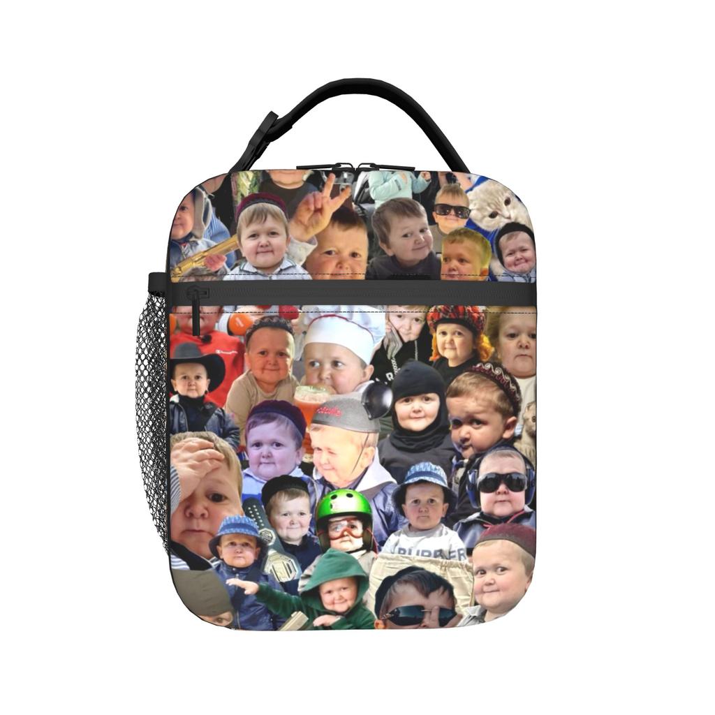 Hasbulla Hasbullah Thermal Insulated Lunch Bags for School Portable Food Bag Men Women Cooler Thermal Food Box
