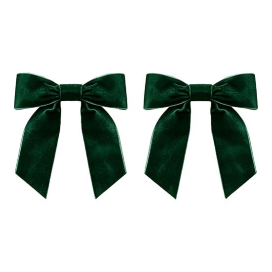 Winter-Heimdekoration 2 Stück Samt-Weihnachtsschleifen, Feiertags-Wanddekoration zum Aufhängen für den Baum, Wiederverwendbare Schleifen-Topper, Hochzeits-Hintergrund, Brautparty, Geburtstag