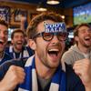 Football Shape Glasses Glasses Soccer Themed Decorative Lightweight Paper Frame Colorful Party