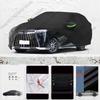For Trumpchi E9 Anti-UV Sun Shade Rain Snow Resistant Black Cover Dustproof Car Umbrella Full Car Cover Outdoor Protection