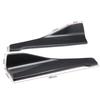 2PCS Universal Car Rear Bumper Lip Trim Protector Car Side Skirt Cover Car Corner Bumper Guards with Screws