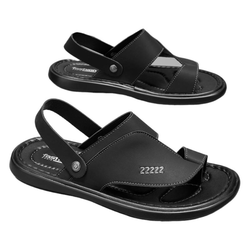 Men's Slippers Sandals Summer New Sandals Male Adult Casual Slippers For Men Beach Shoes Non-slip Open-toe Sandals For Outdoor