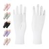 UV Protection Gloves, Ultra Thin Fingerless Sun Protection Gloves, Ice Silk Cooling Summer Gloves for Women Driving Commuting