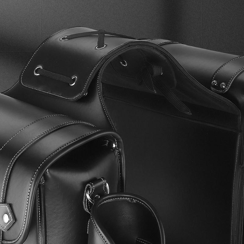 Retro Style Saddlebag Motorcycle Tool Bag Waterproof Travel Luggage Storage Bag Over Saddlebags Motorbike Accessories