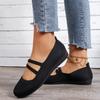 Fashion Summer Mesh Breathable Ballet Flat Shoes for Women Non-Slip Casual Shoes Solid Slip-On Comfort Ladies Footwear Women Sneakers