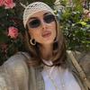 Hand Crocheted Hollow Cotton Thread Hat Lady Summer Thin Breathable Hollow Cotton Lace Hat Daily Casual Wear For Outdoor Travel