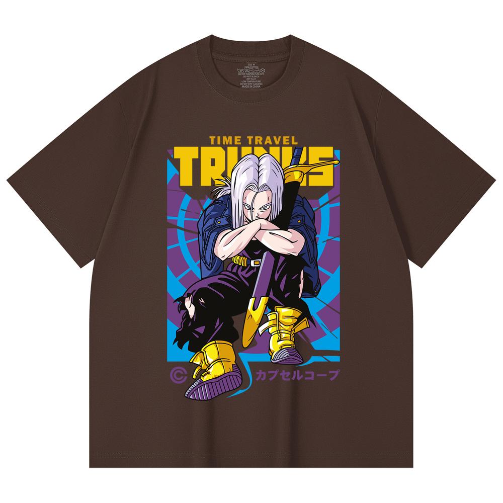 230 Gsm 100% Βαμβάκι Dragon Ball V71 Future Trunks Εκτύπωση Unisex Βαμβακερό T-Shirt