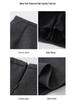 Women's Gray A-Line High Waist Wool Pencil Skirt - Autumn/Winter 2025