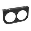 2 Hole Gauge Panel, 2" Easy Installation, Secure Dash Gauge Pods for Vehicles (Black)