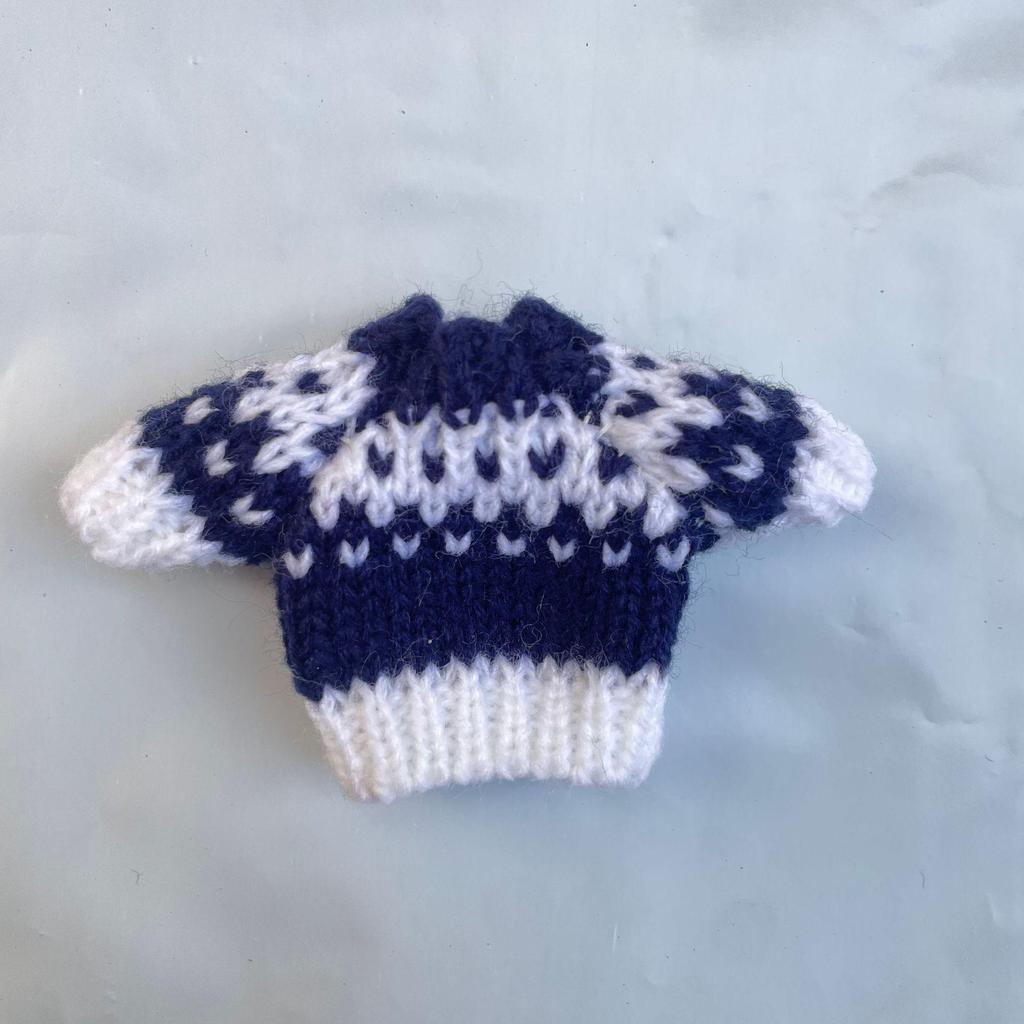 10cm Plush Doll Sweater Accessories for 13cm Palm Dog and Small Dolls