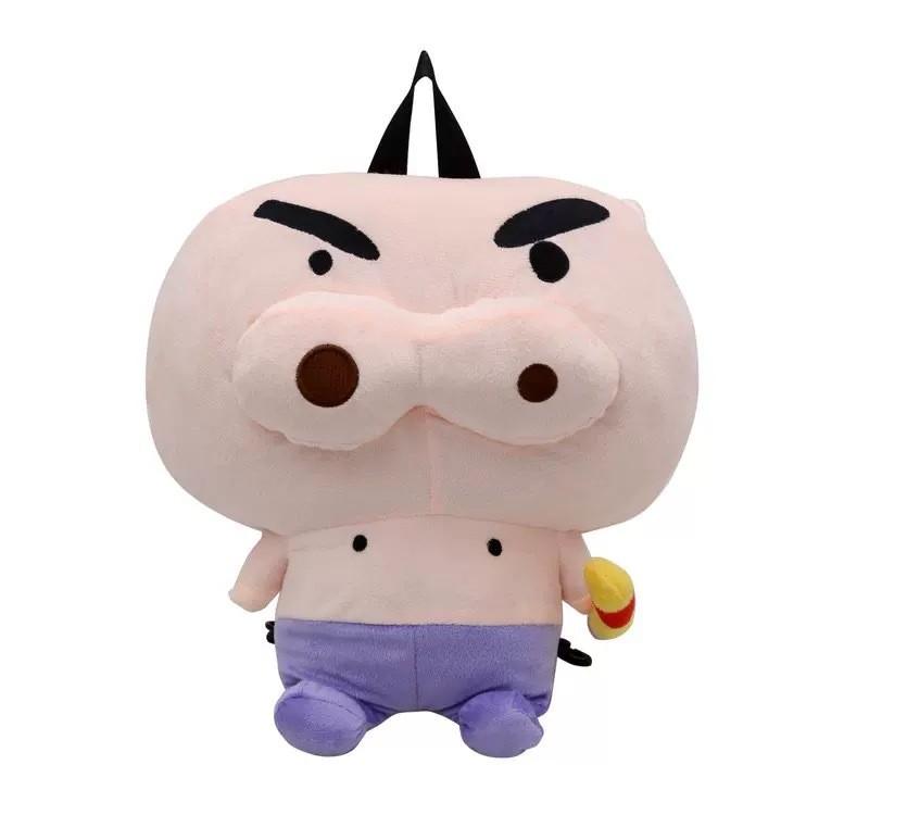 Crayon Shinchan Buriburizaemon Waniyama San Cute Plush Backpack Doll Handbag