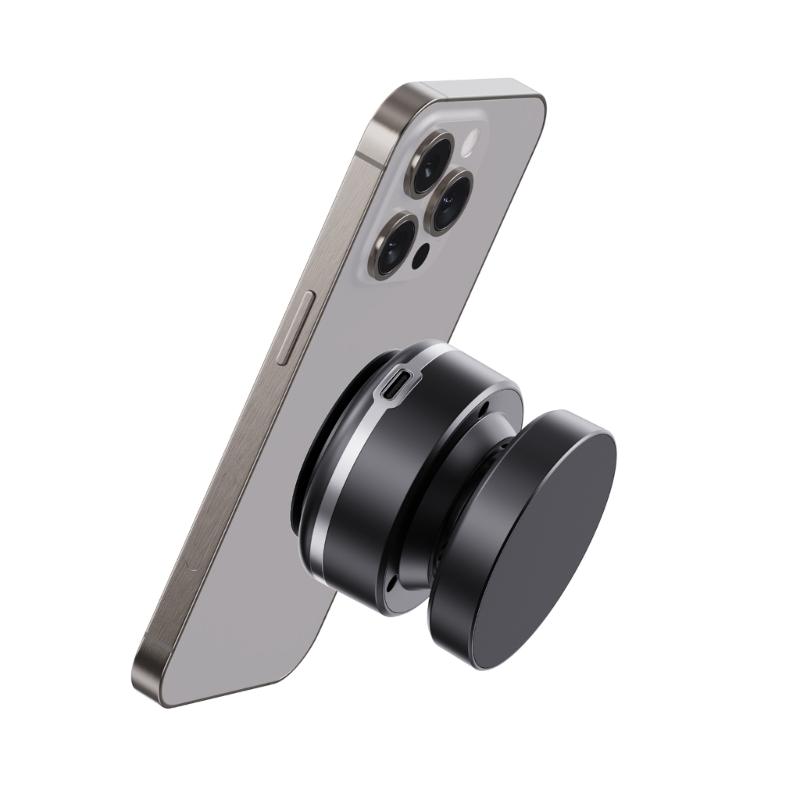 Electric Vacuum Magnetic Suction Phone Bracket with Strong Suction Cup for Navigation Driver Passenger Easy Installation
