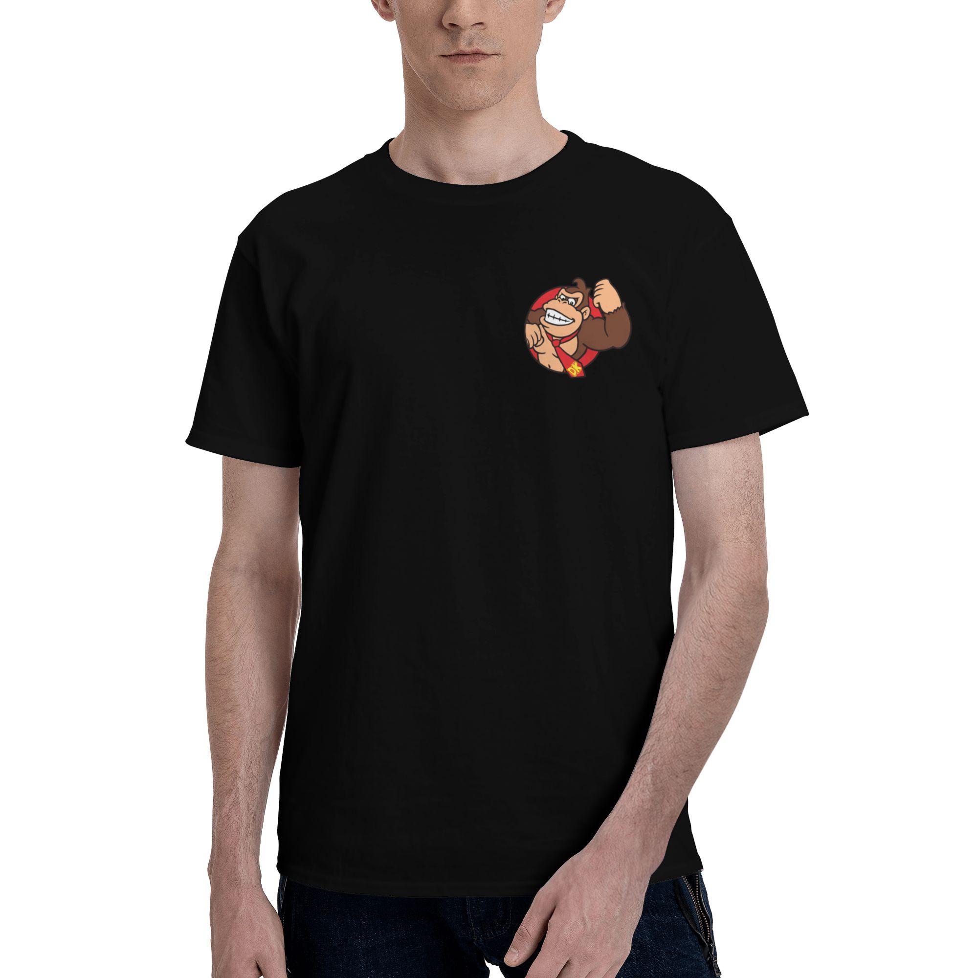 

Casual Donkey Kong Game T-Shirts Men Women Round Neck Cotton T Shirts Short Sleeve Tee Shirt Plus Size Tops M