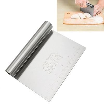 Paslanmaz Çelik Pasta Kazıyıcı Pasta Kesiciler Pişirme Pasta Pişirme Hamur Kazıyıcı Fondan Spatula Kenar DIY Pişirme Dekorasyon Araçları