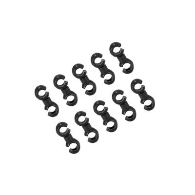 BULLSPANN Bicycle Brake Cable Clip 10 Pieces S Style Clamp