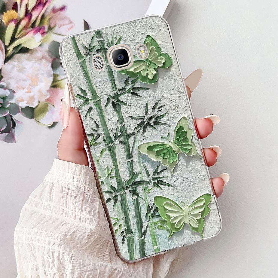 For Samsung Galaxy J5 2016 Case SM-J510F New Luxury Painted Cover Soft Silicone Phone Case For Samsung J3 J5 J7 2016 Fundas Capa
