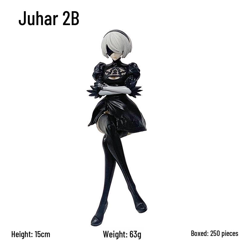 YoRHa 2B A2 9S Anime Action Figure Ornament - NieR Automata