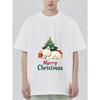 Christmas T Shirt Black Cute Dog and Christmas Tree with Merry Christmas Text Holiday Party Wear