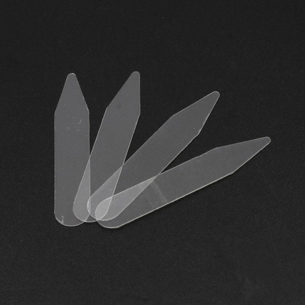200Pcs Plastic Collar Stiffeners Stays Bones Set For Dress Shirt Men's Gifts