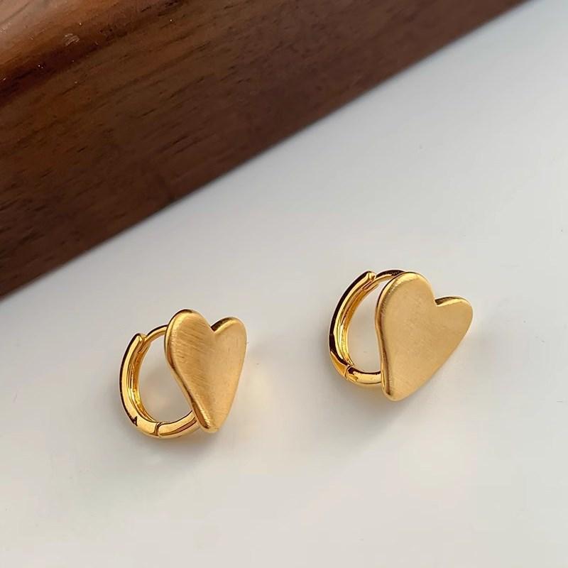 

ANENJERY Гладкі геометричні сережки-кільця для жінок. Універсальні, модні, легкі, розкішні сережки для поїздок на роботу. золотий