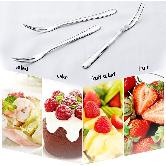 6Pcs Professional Escargot Forks, Mini Forks for Oyster and Shellfish, Appetizers Tasting Forks, Cocktail Fruit Forks